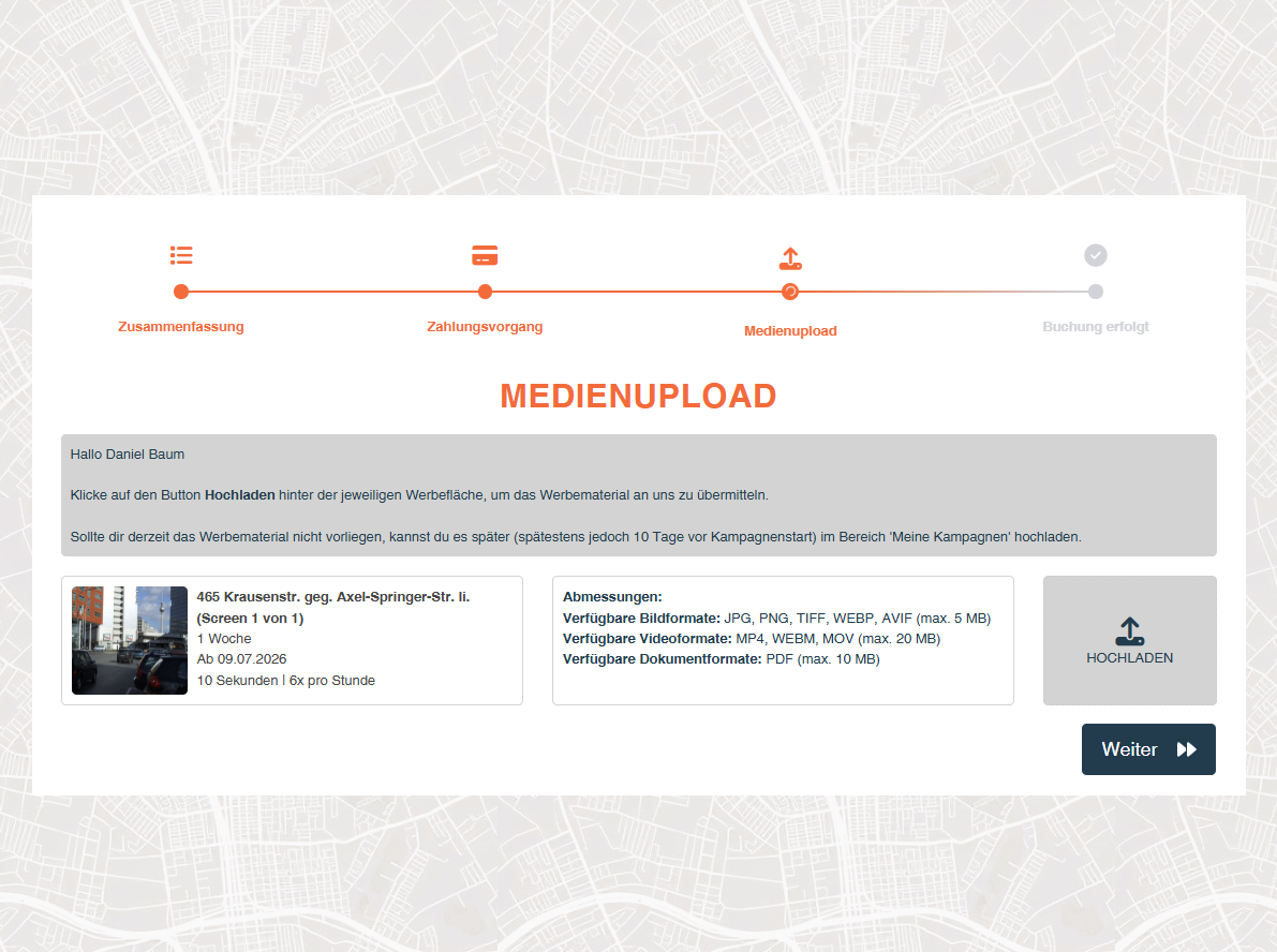 Medienupload